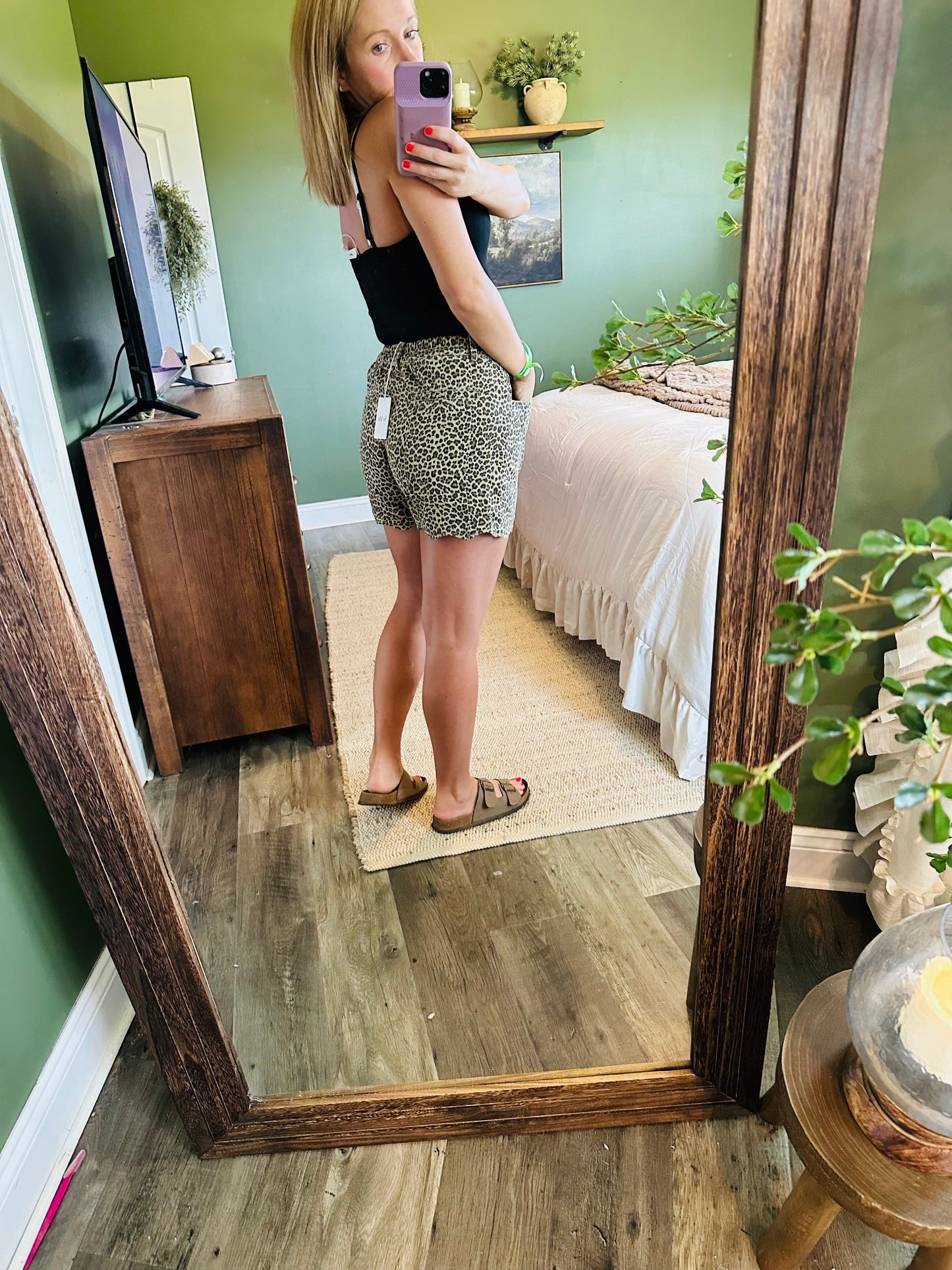 🐆 Wild Side Denim Shorts