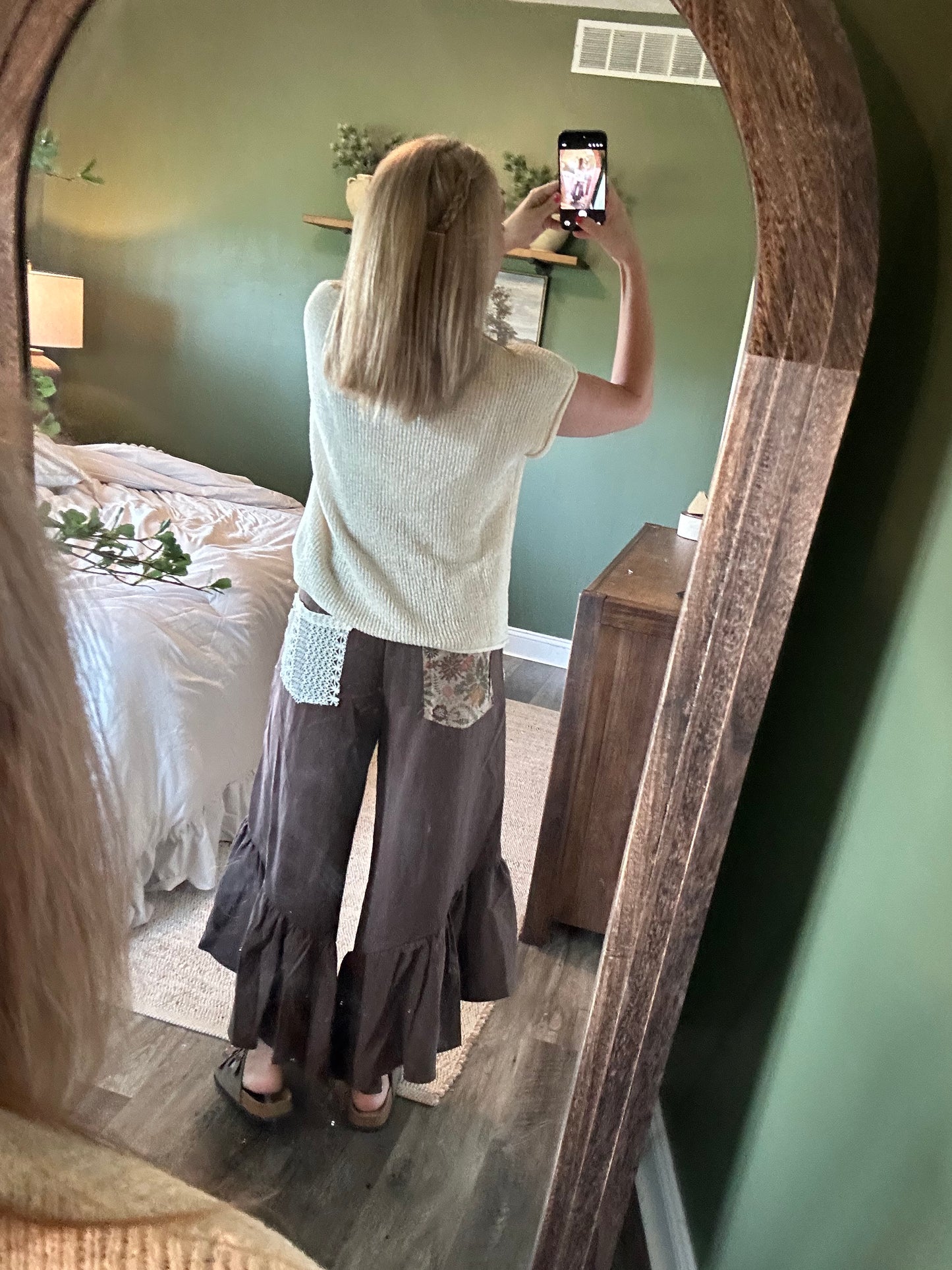 Harvest Patchwork Palazzo Pants
