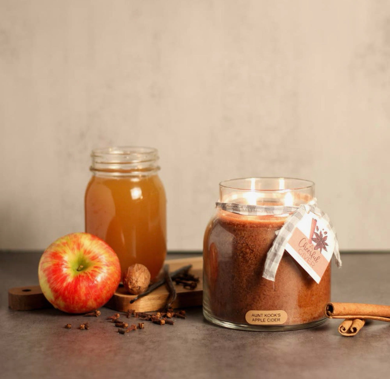 Harvest Hearth Papa Jar Candle – Aunt Kook’s Apple Cider