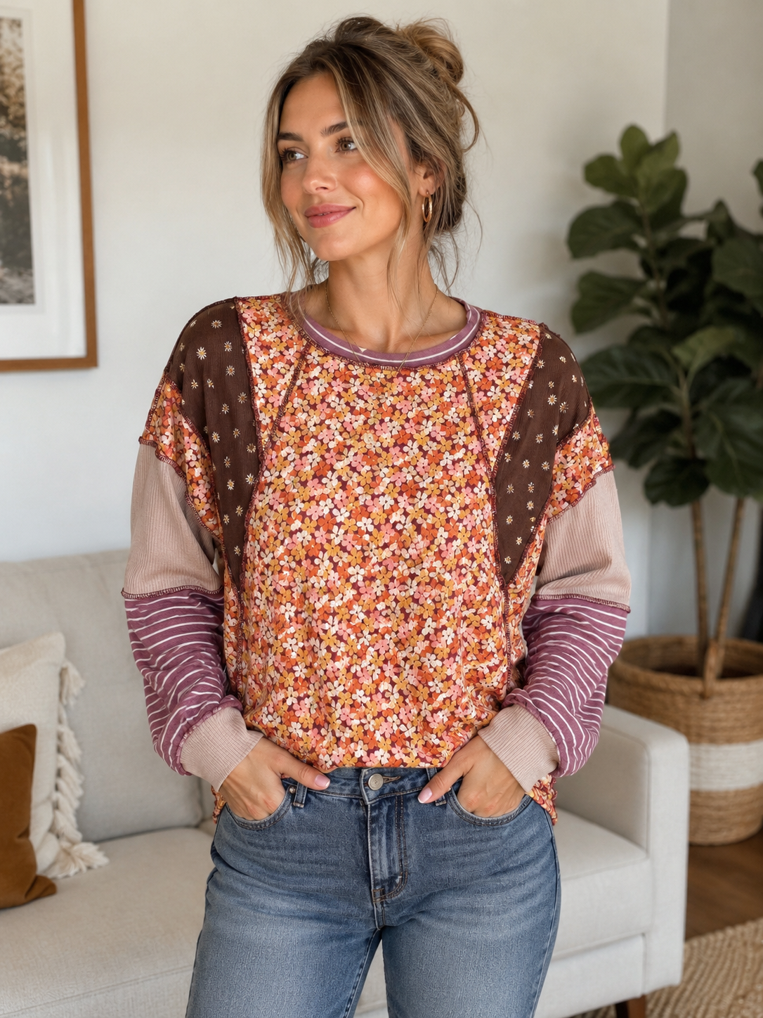 Harvest Patchwork Top