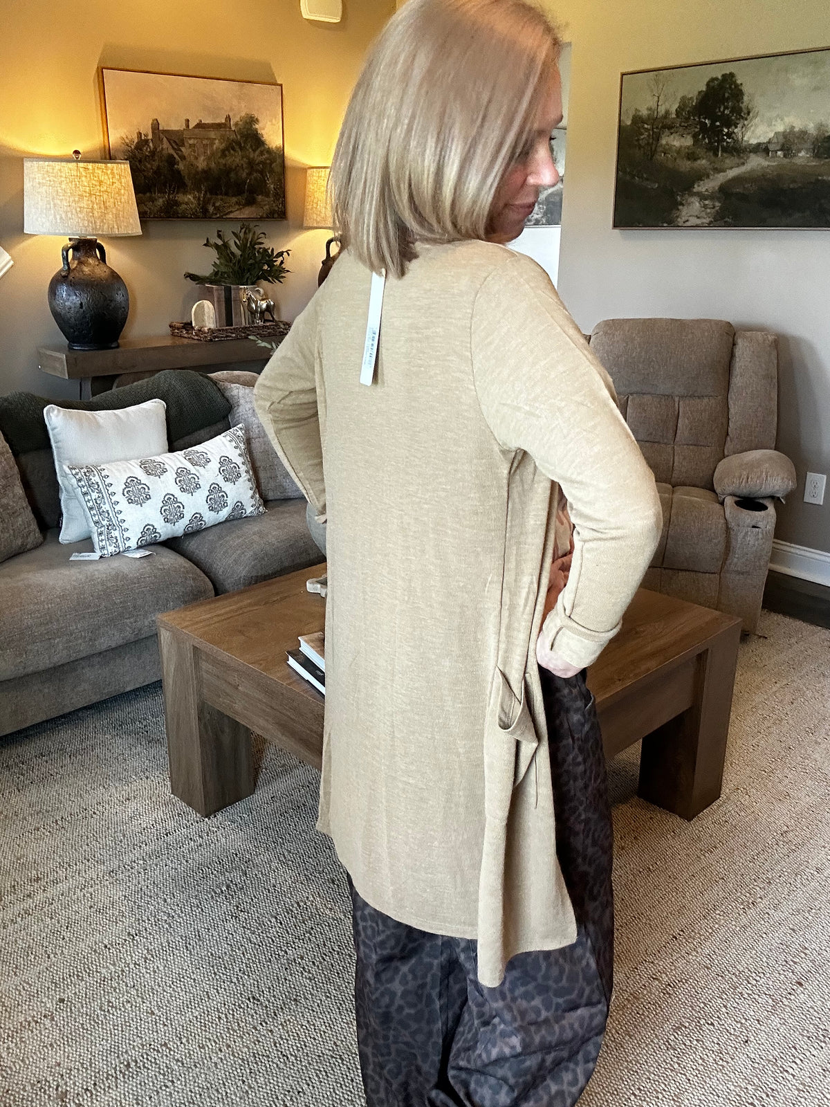 The Caroline Longline Cardigan