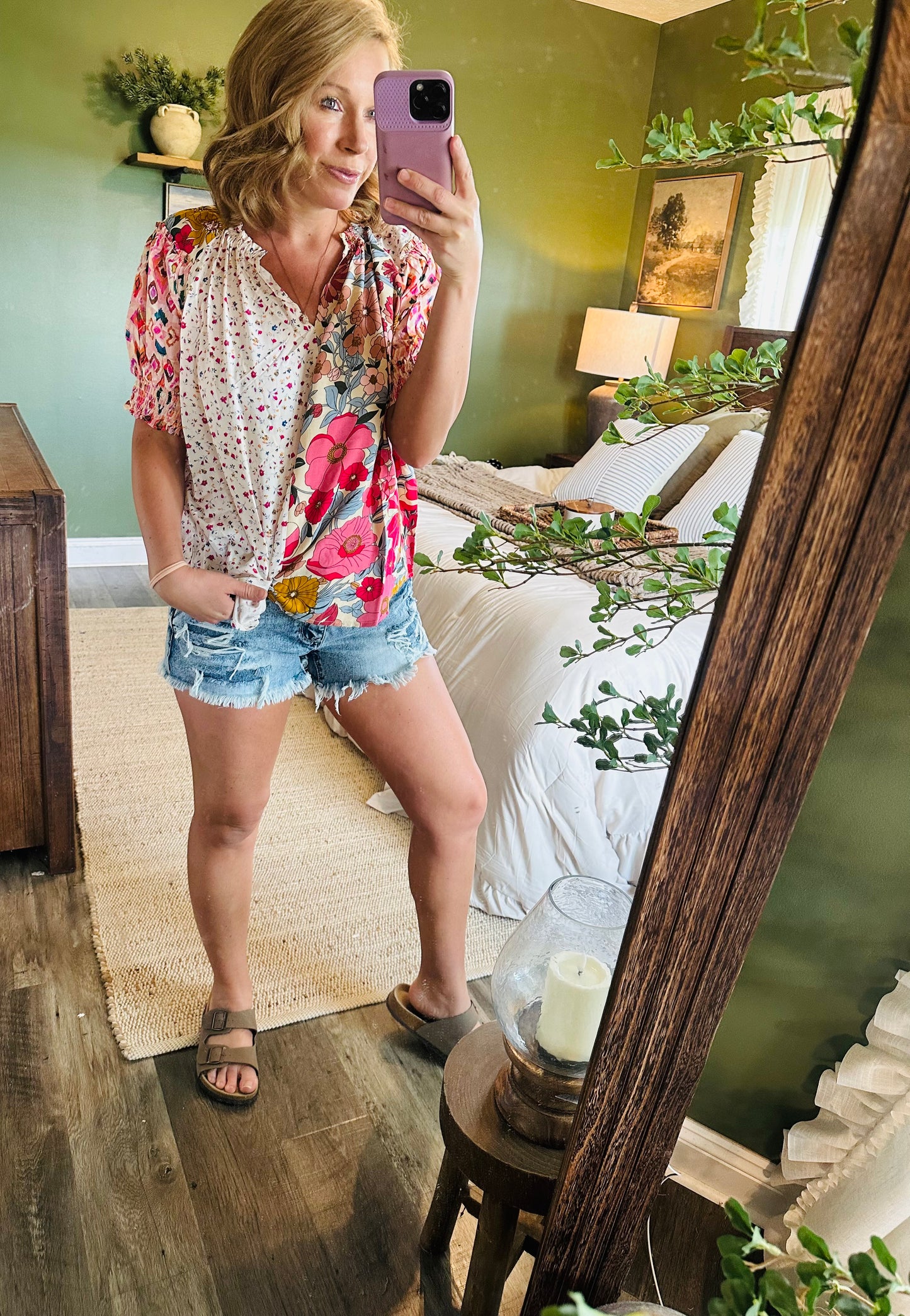 🌸 Wildflower Patchwork Top 🌸