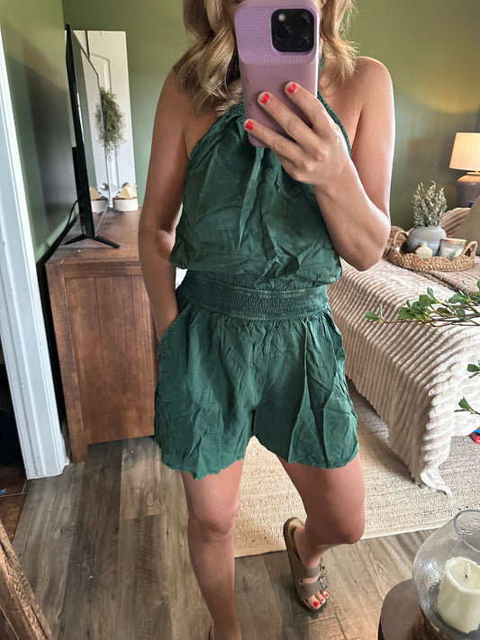Olive Escape Romper 🌿