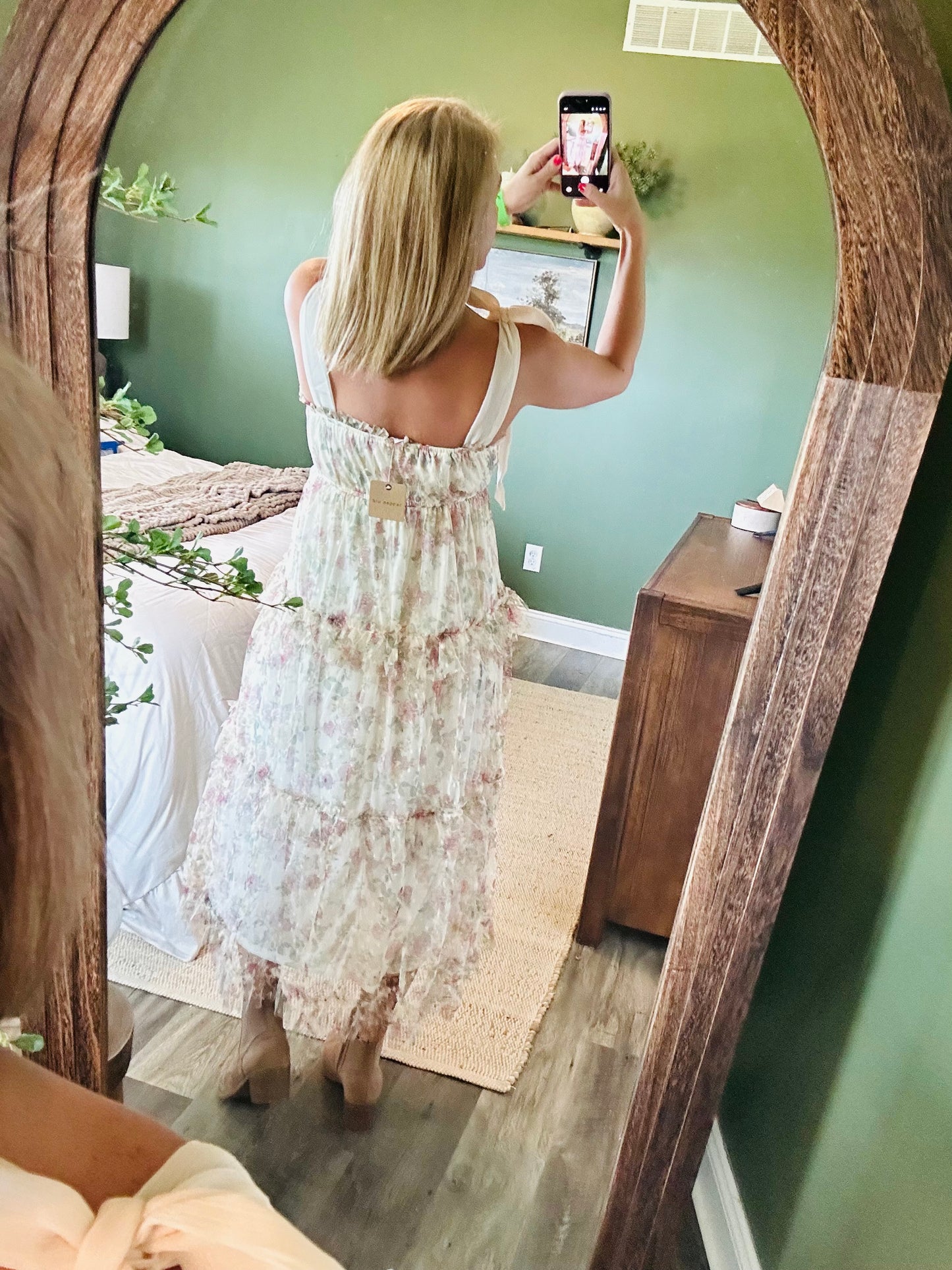 Whispering Petals Maxi Dress
