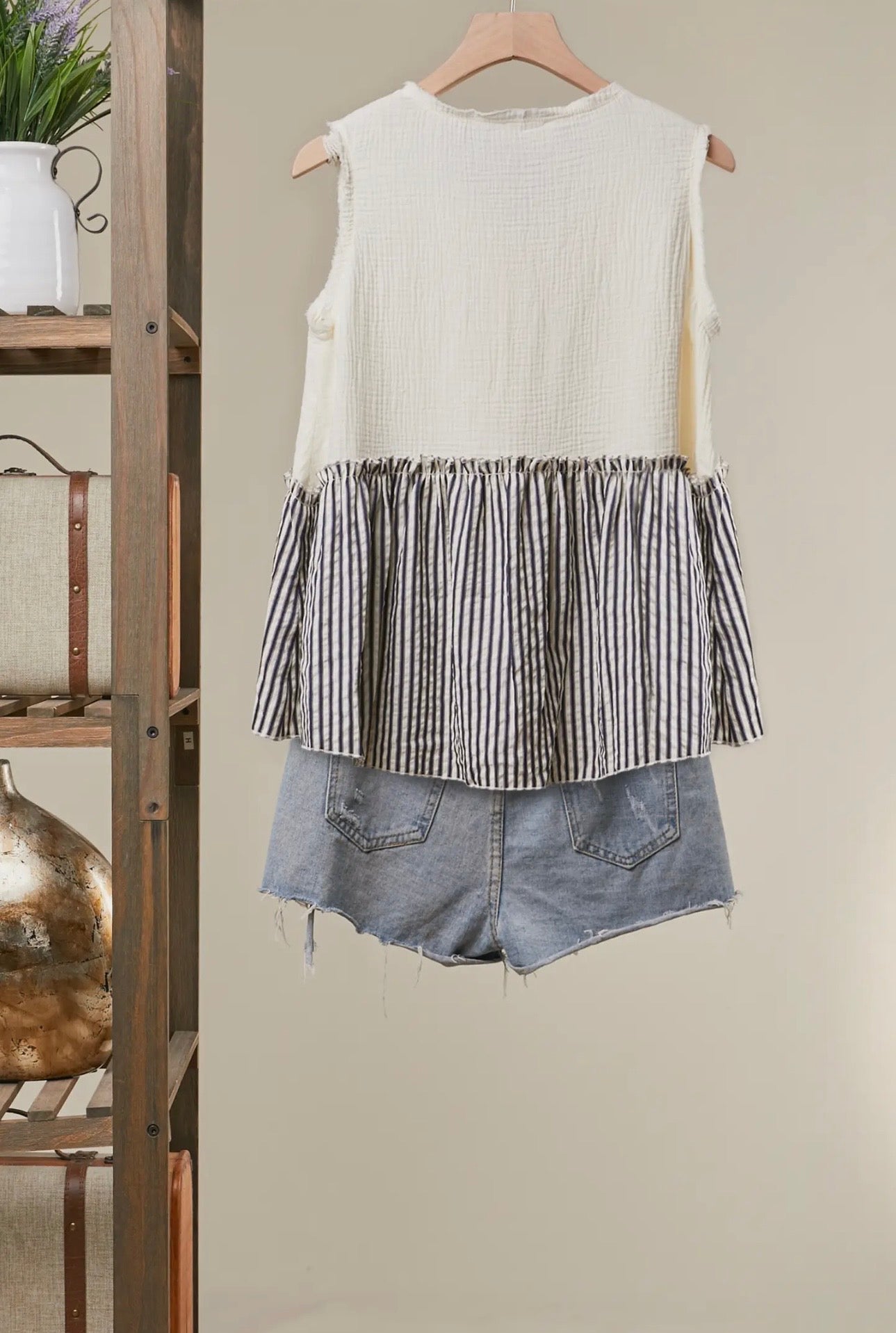 Harbor Breeze Peplum Top