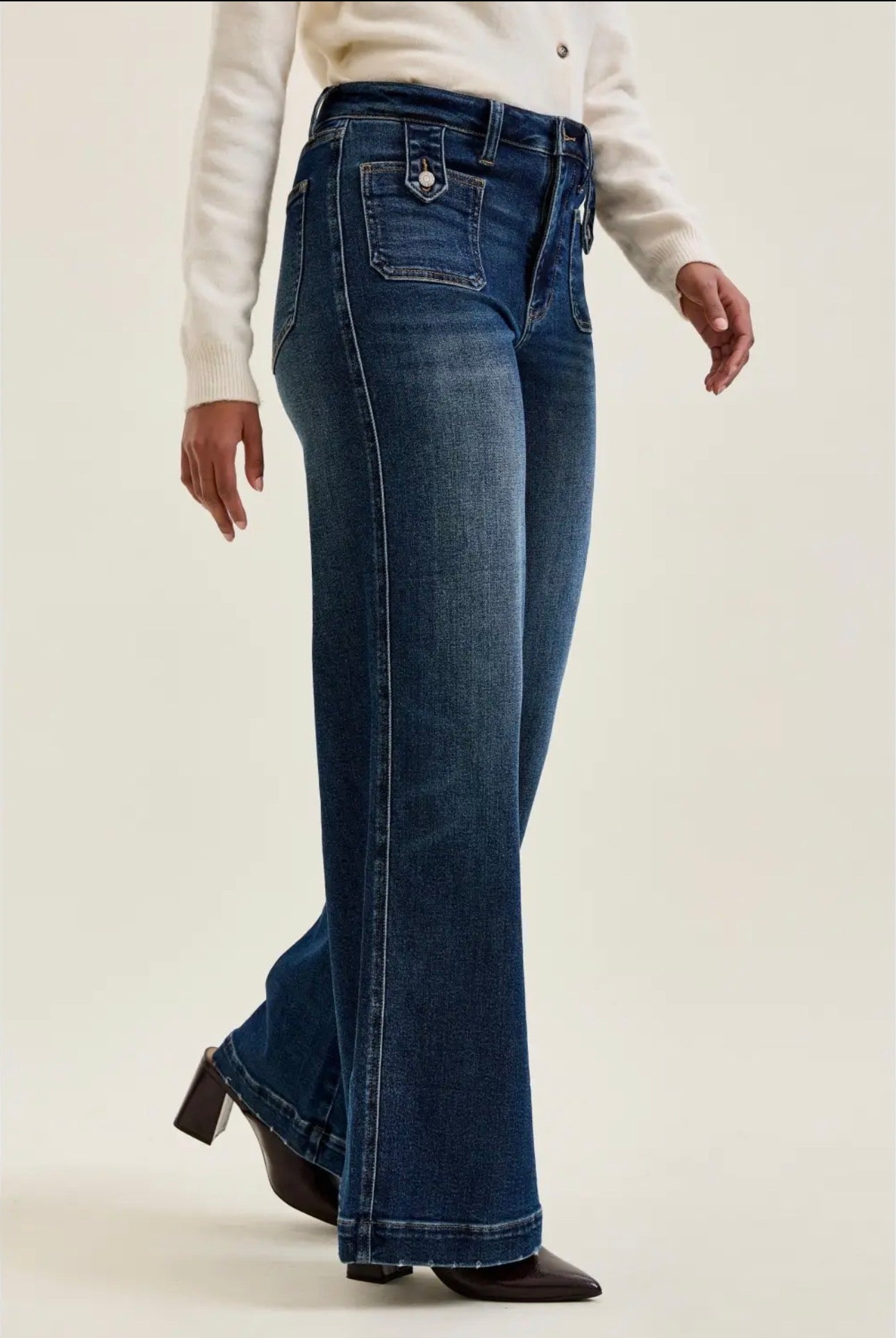 The Vintage Muse Wide Leg Judy Blues