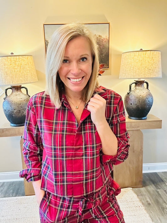 ❤️ The Rowan Plaid Matching Set