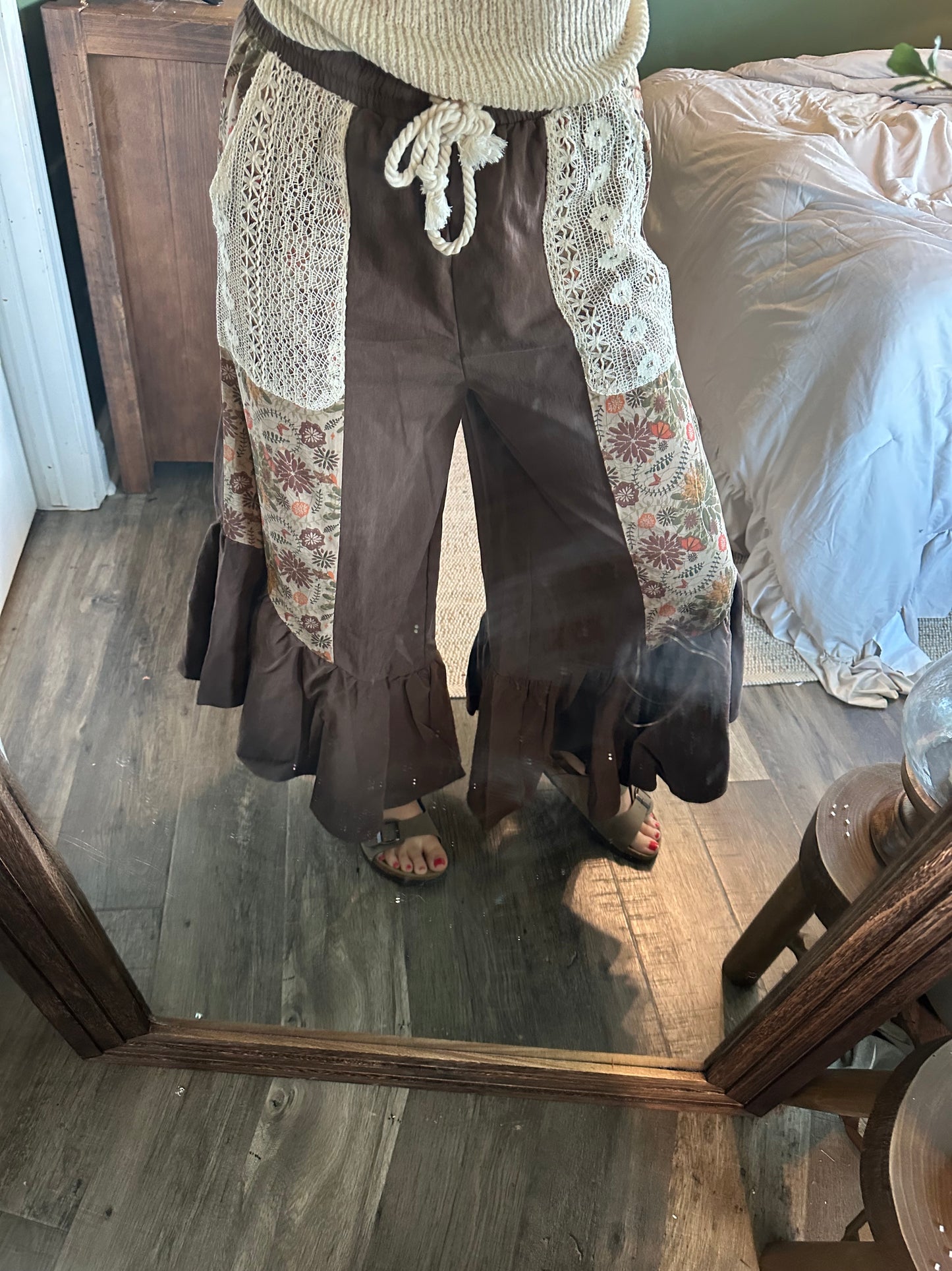 Harvest Patchwork Palazzo Pants