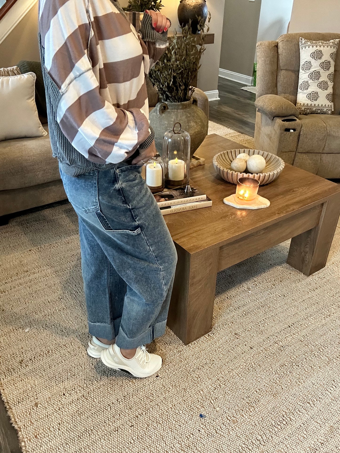 The Tessa Cuffed Carpenter Jeans