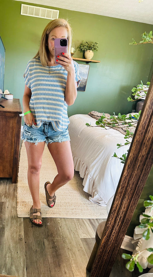 Seaside Breeze Knit Top