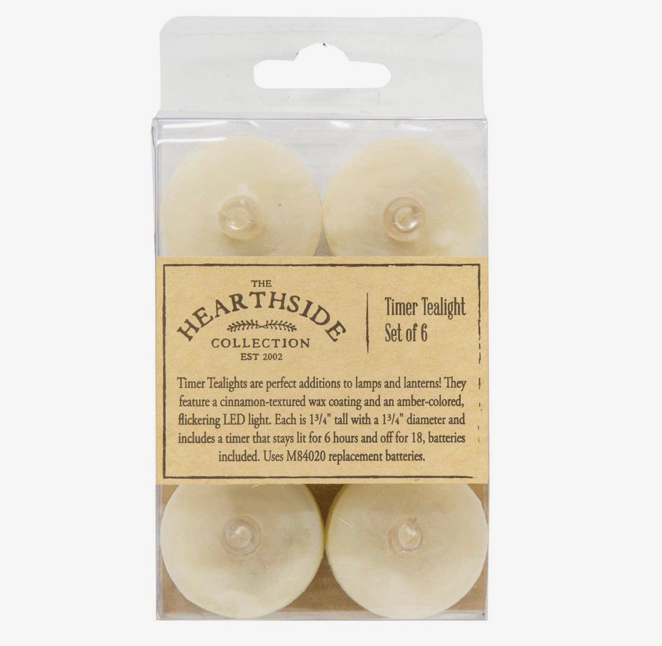 Ivory LED Timer Tealights (Set of 6)