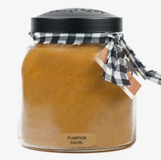 Pumpkin Swirl Papa Jar Candle