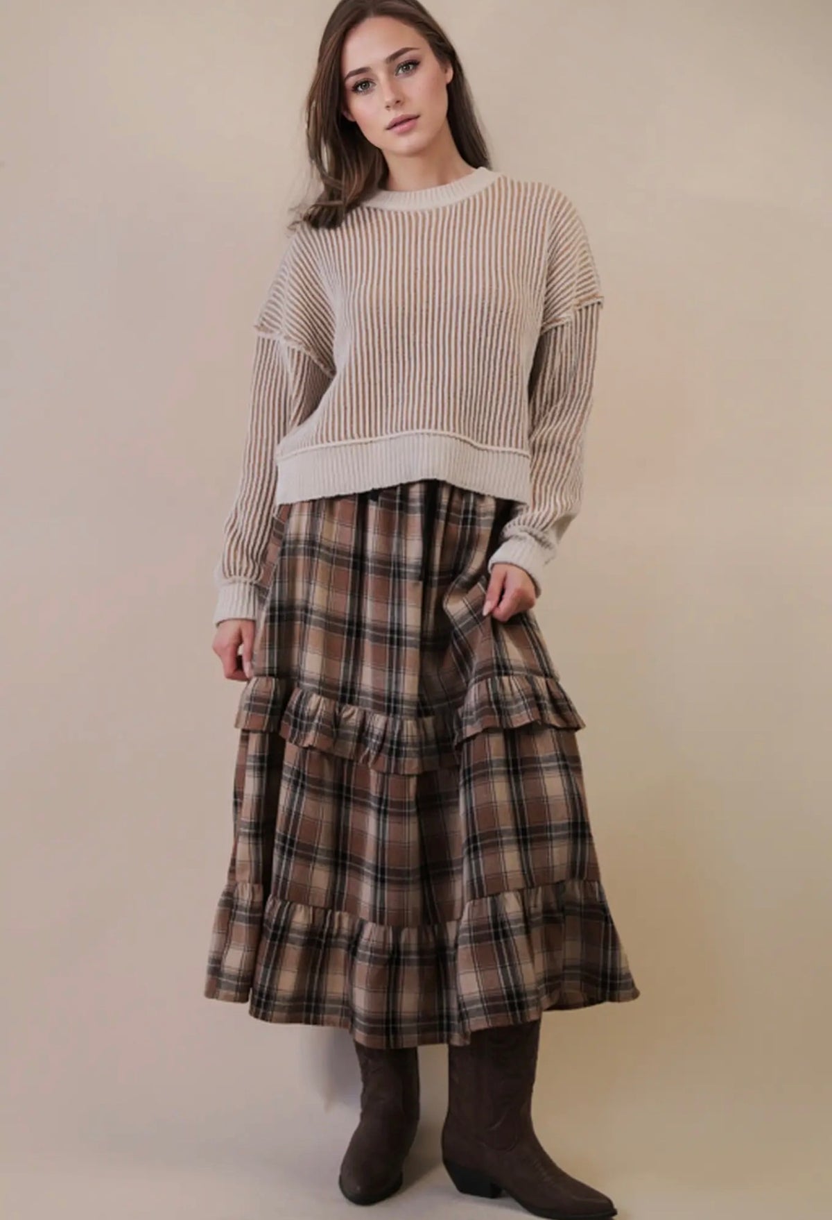 The Marlowe Striped Knit Sweater