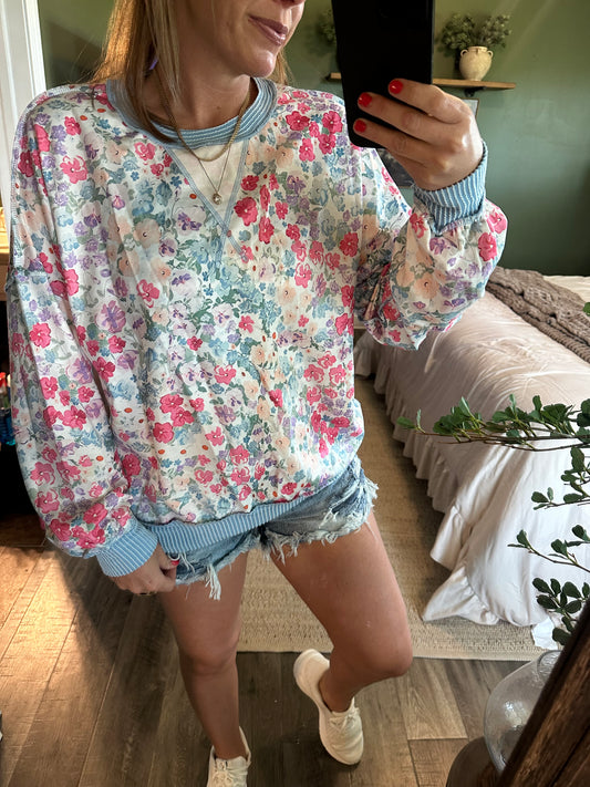 Bluebell Bloom Pullover