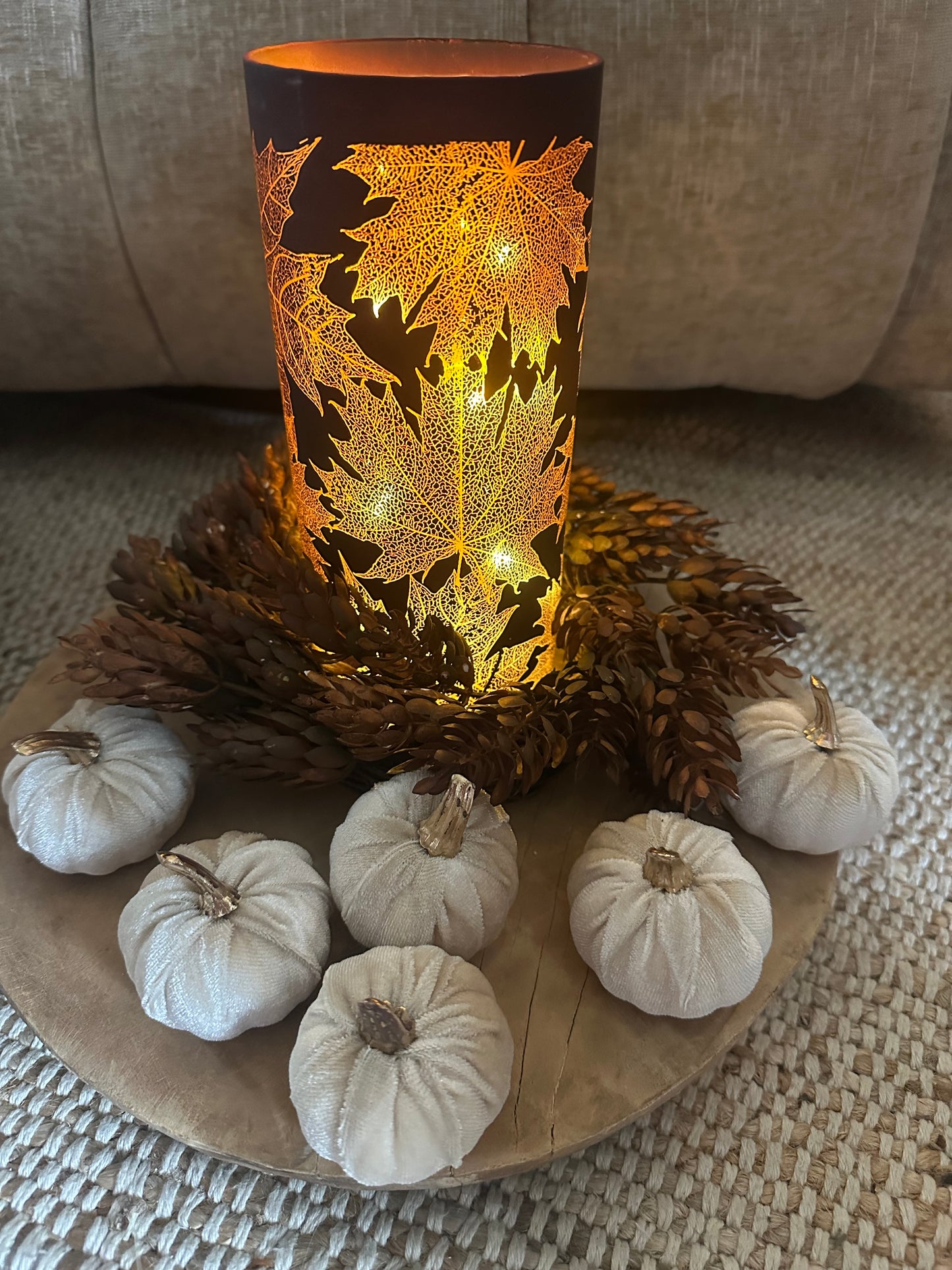Harvest Hops Mini Wreath