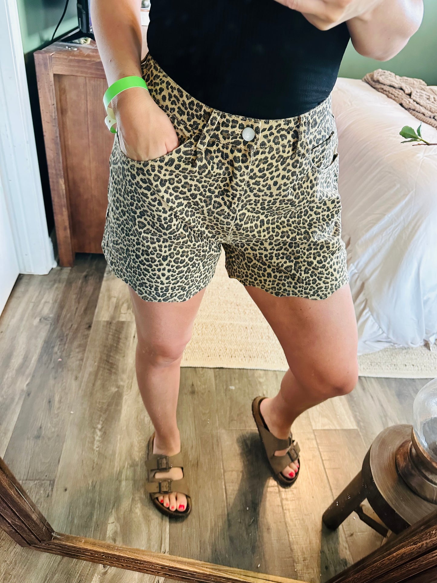 🐆 Wild Side Denim Shorts