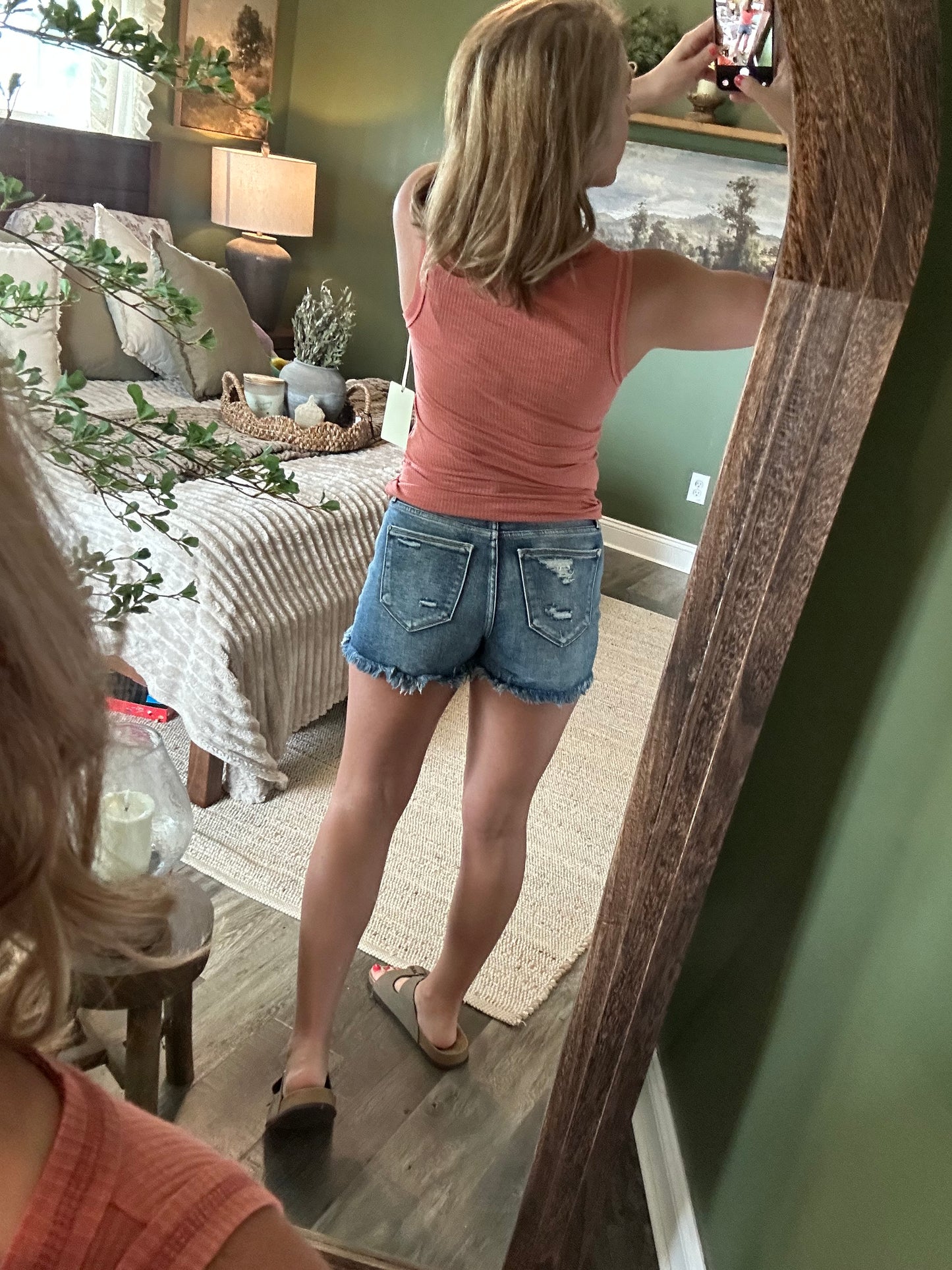 Sunset Glow Henley Tank