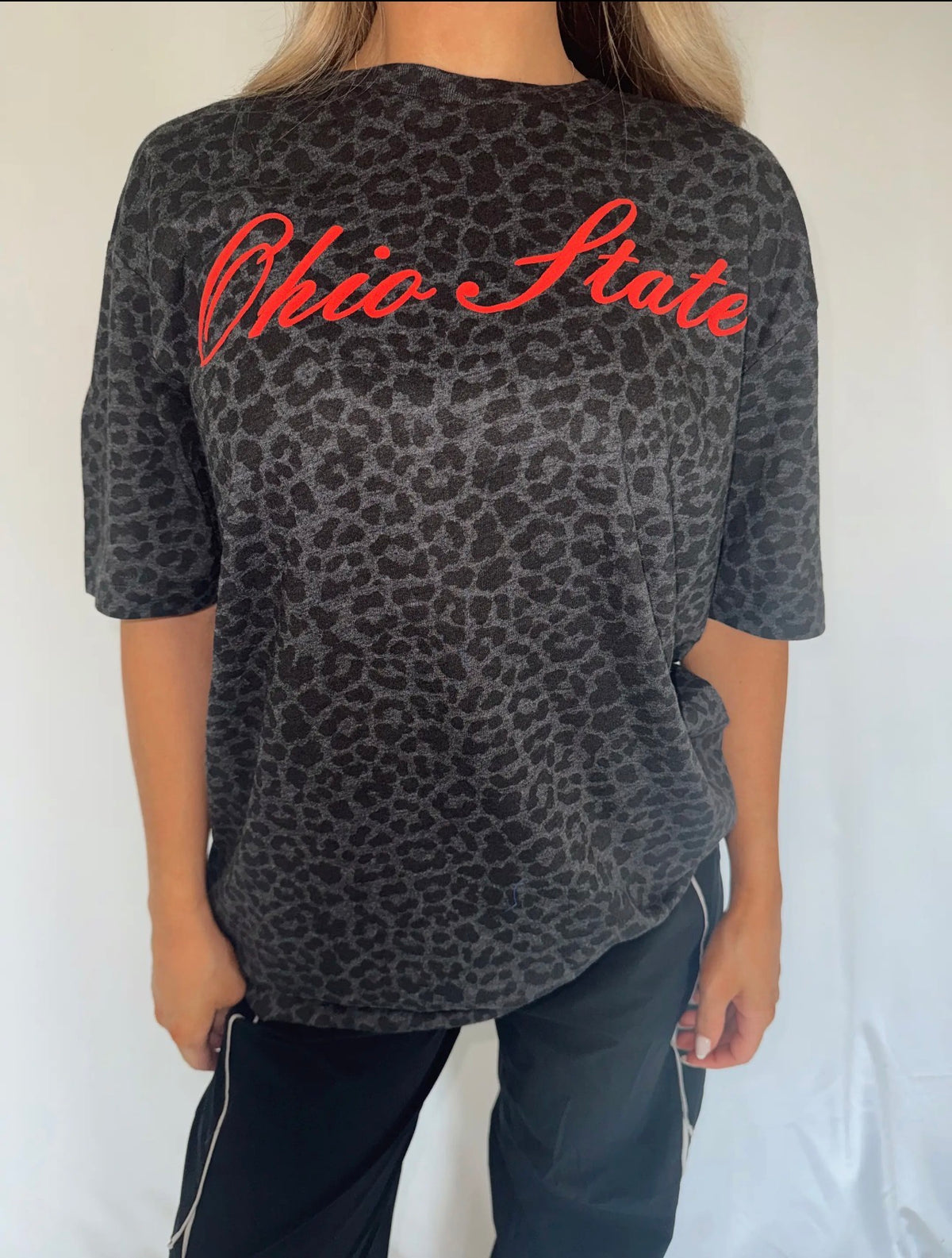 The Lennon Ohio State Leopard Tee ❤️🖤