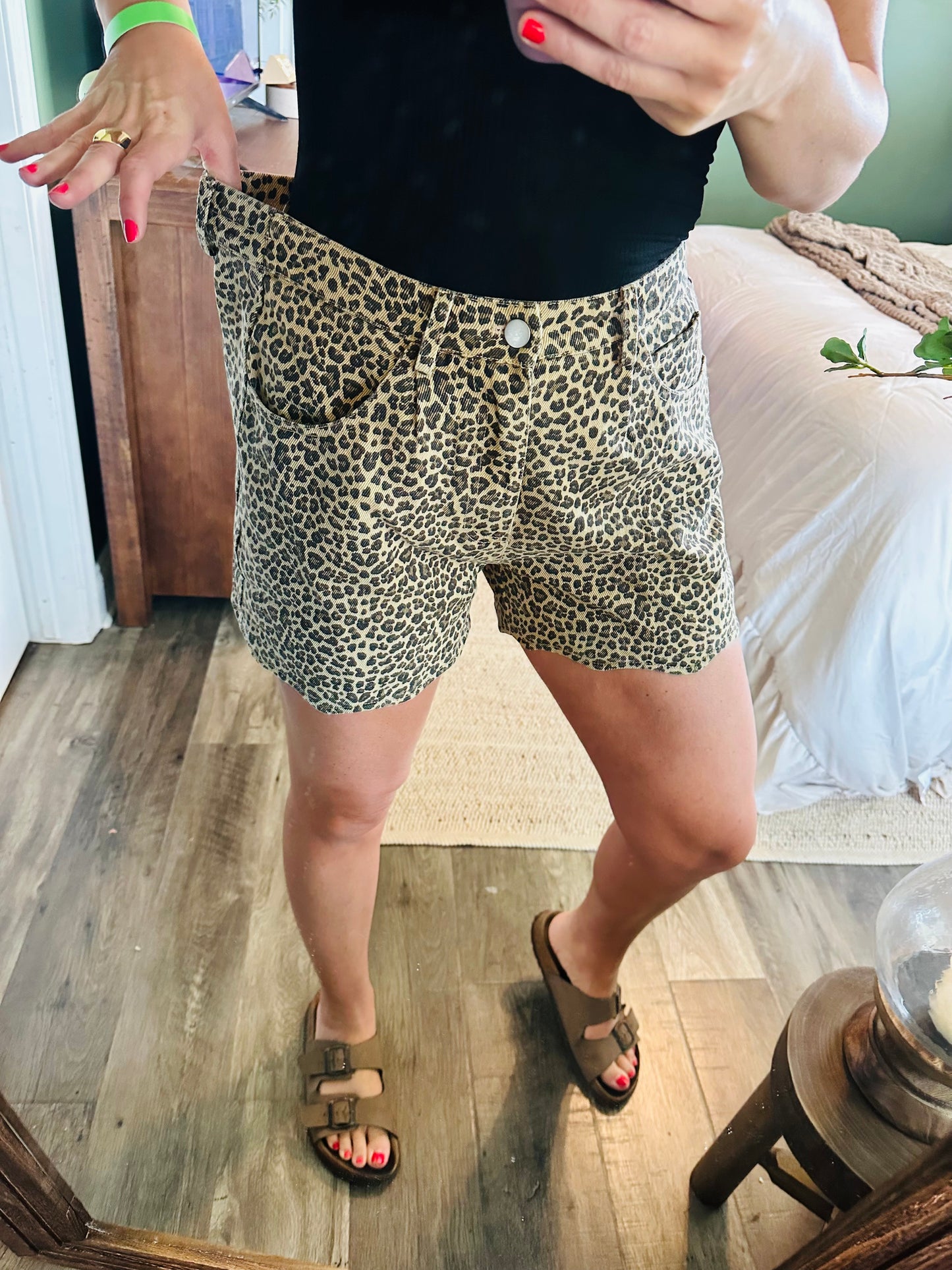 🐆 Wild Side Denim Shorts