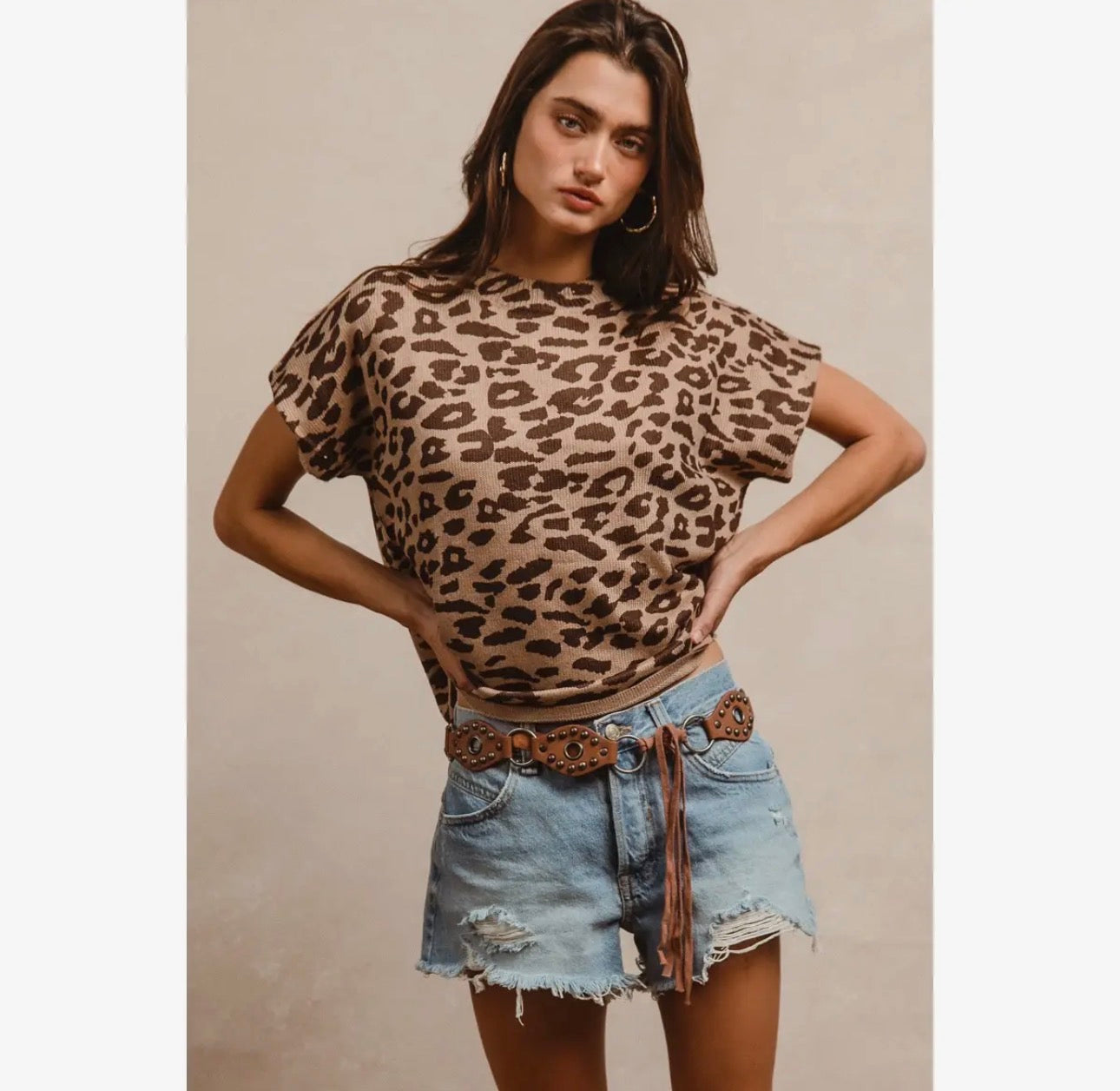 Mocha Leopard Luxe Sweater