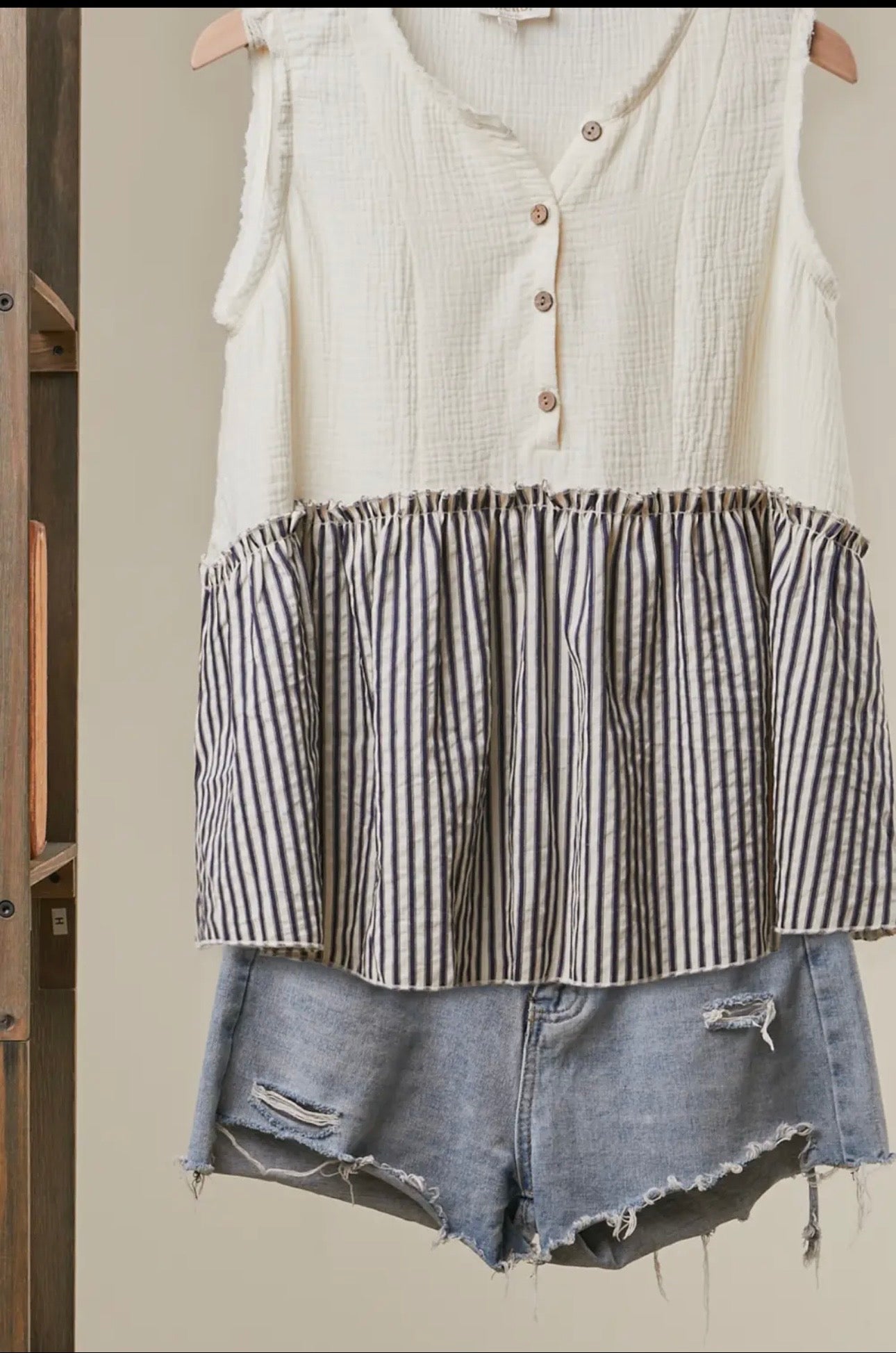 Harbor Breeze Peplum Top