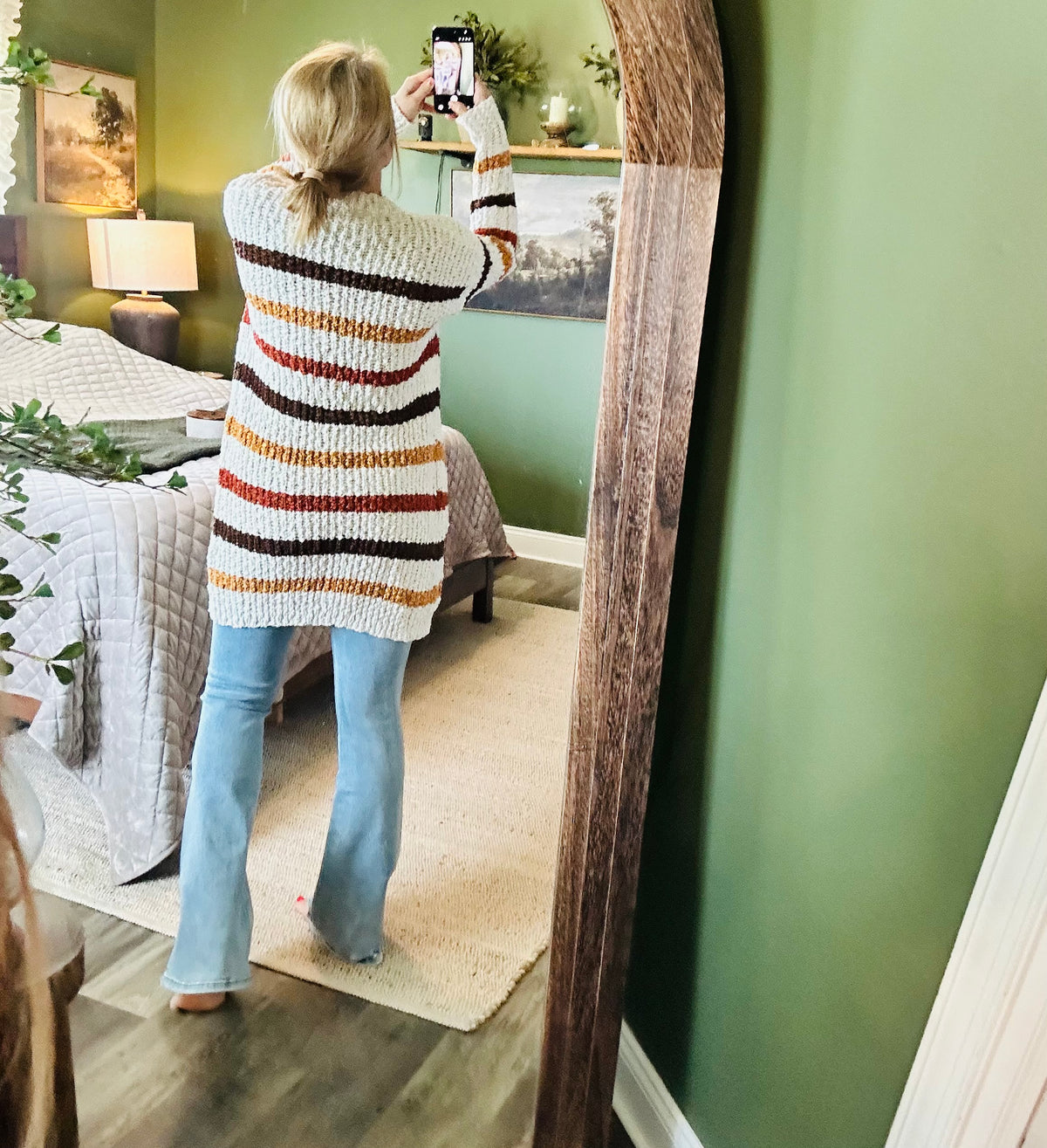 The Maren Autumn Stripe Cardigan 🍂