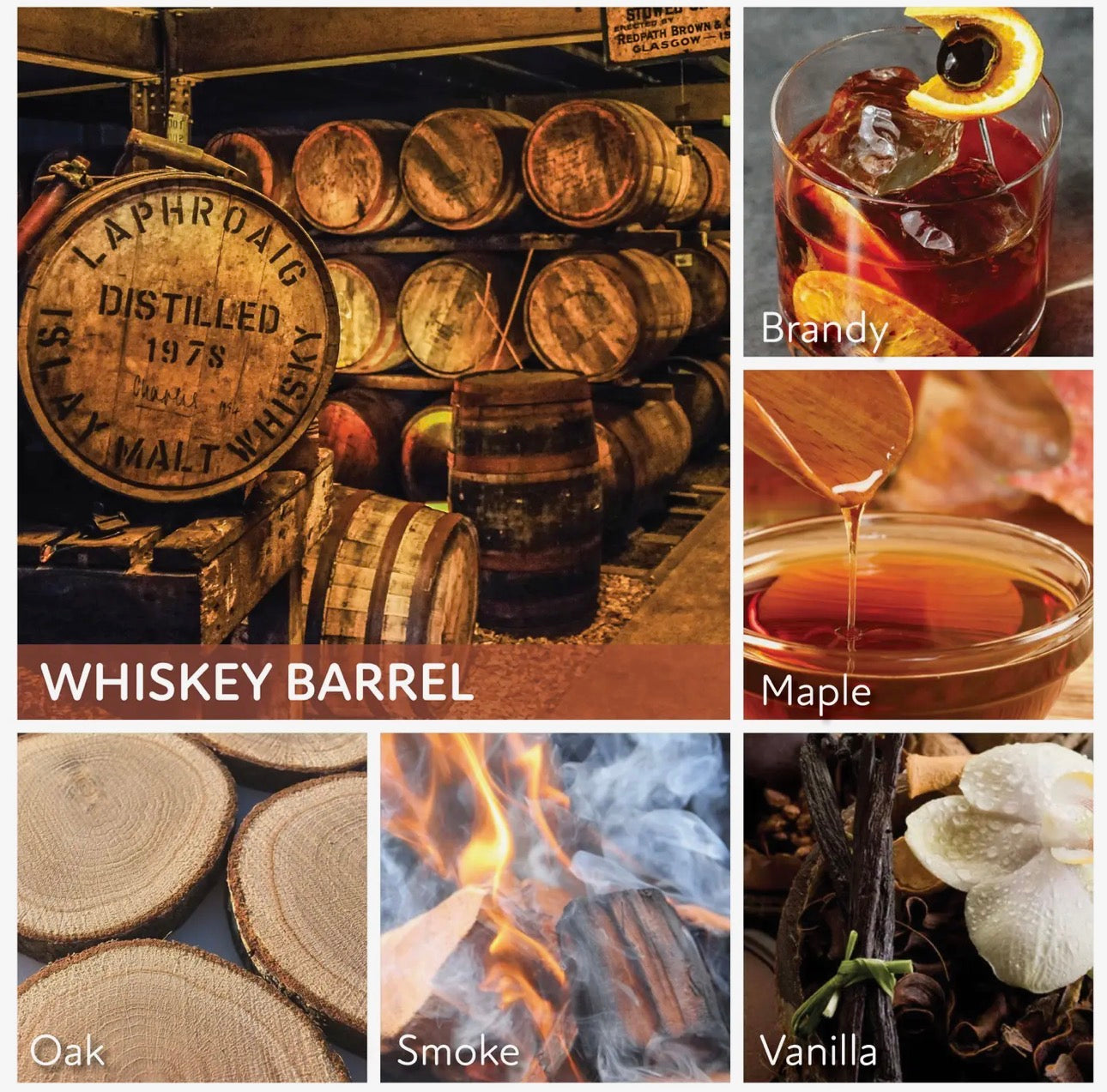 Whiskey Barrel Papa Jar Candle