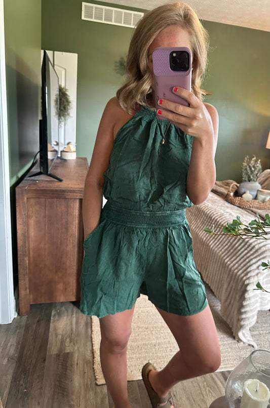 Olive Escape Romper 🌿