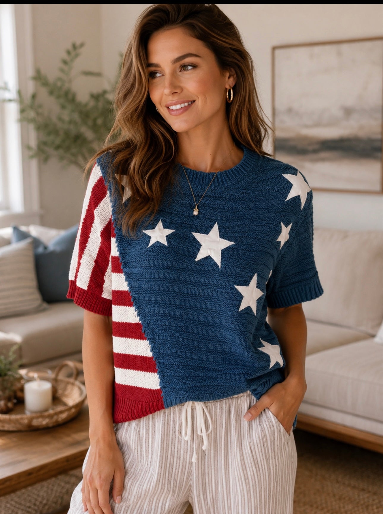 American Spirit Knit Sweater