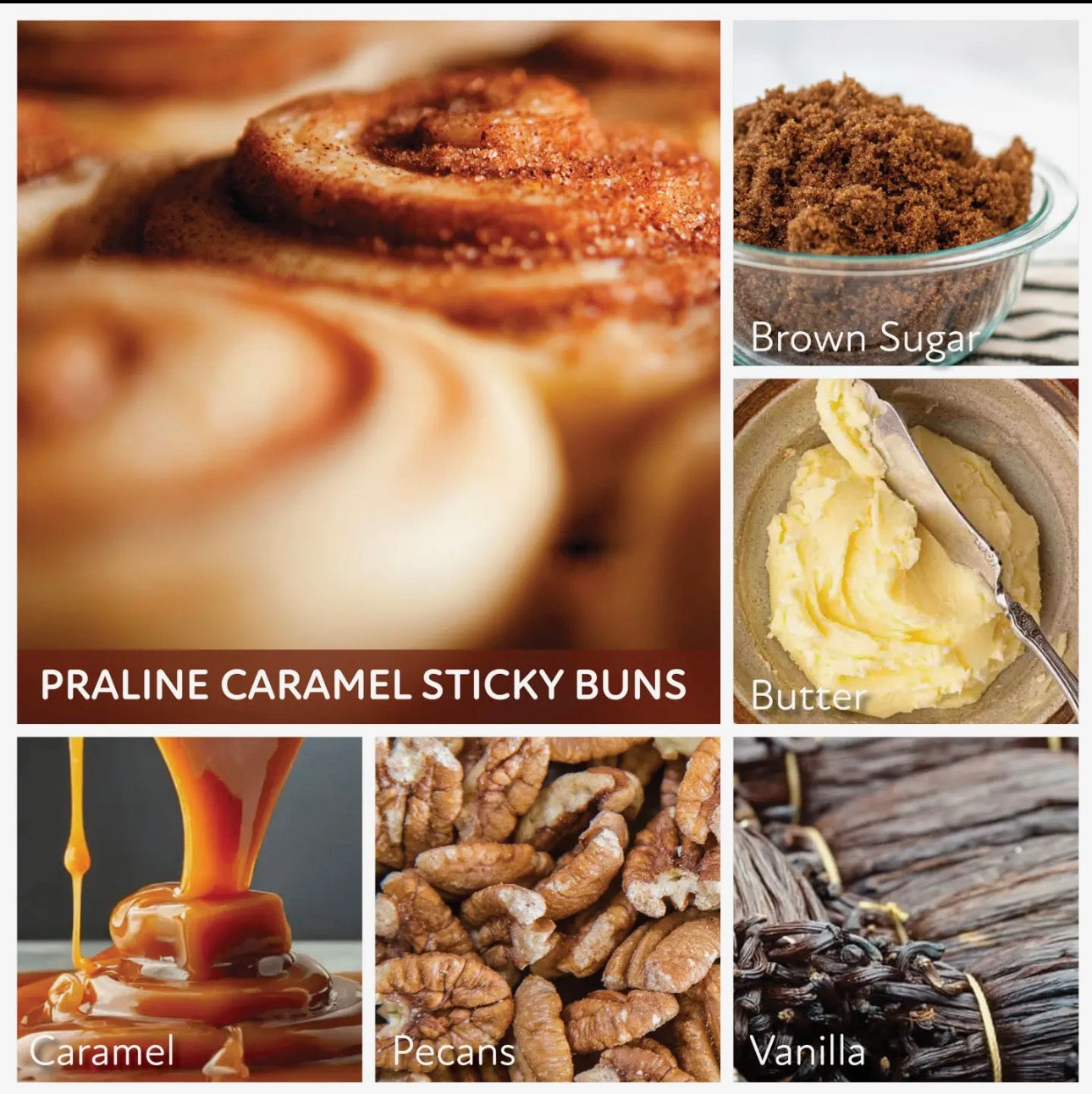 🍮 Praline Caramel Sticky Buns Large Jar Candle 🍮