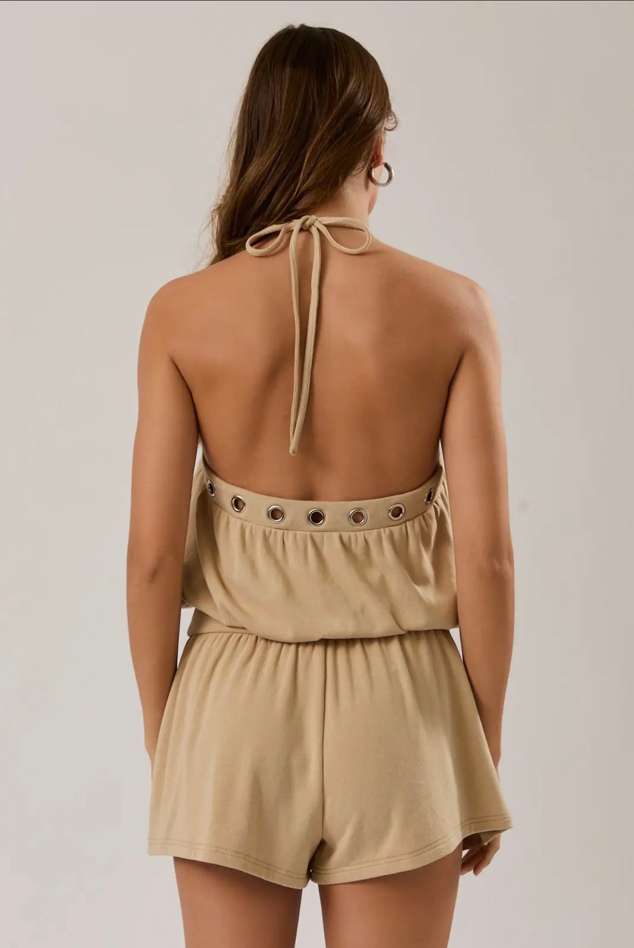 Sandy Shores Halter Romper