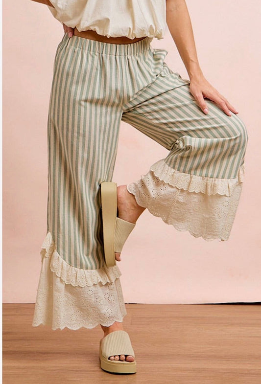 Sage Meadow Lace Pants