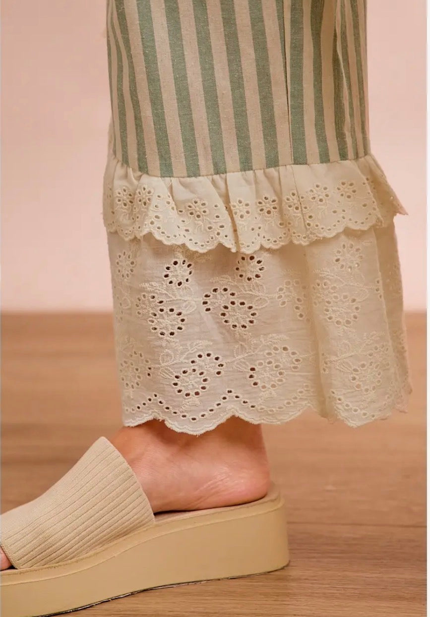 Sage Meadow Lace Pants