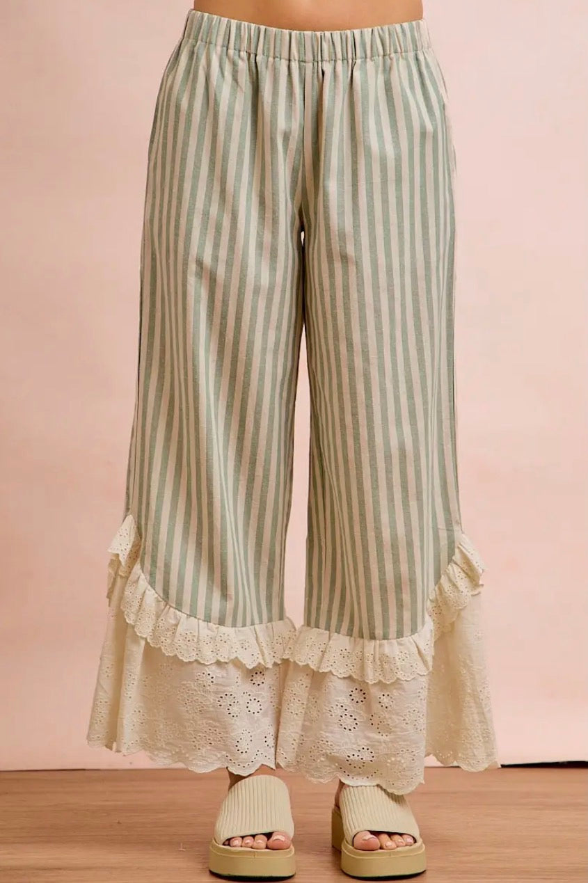 Sage Meadow Lace Pants