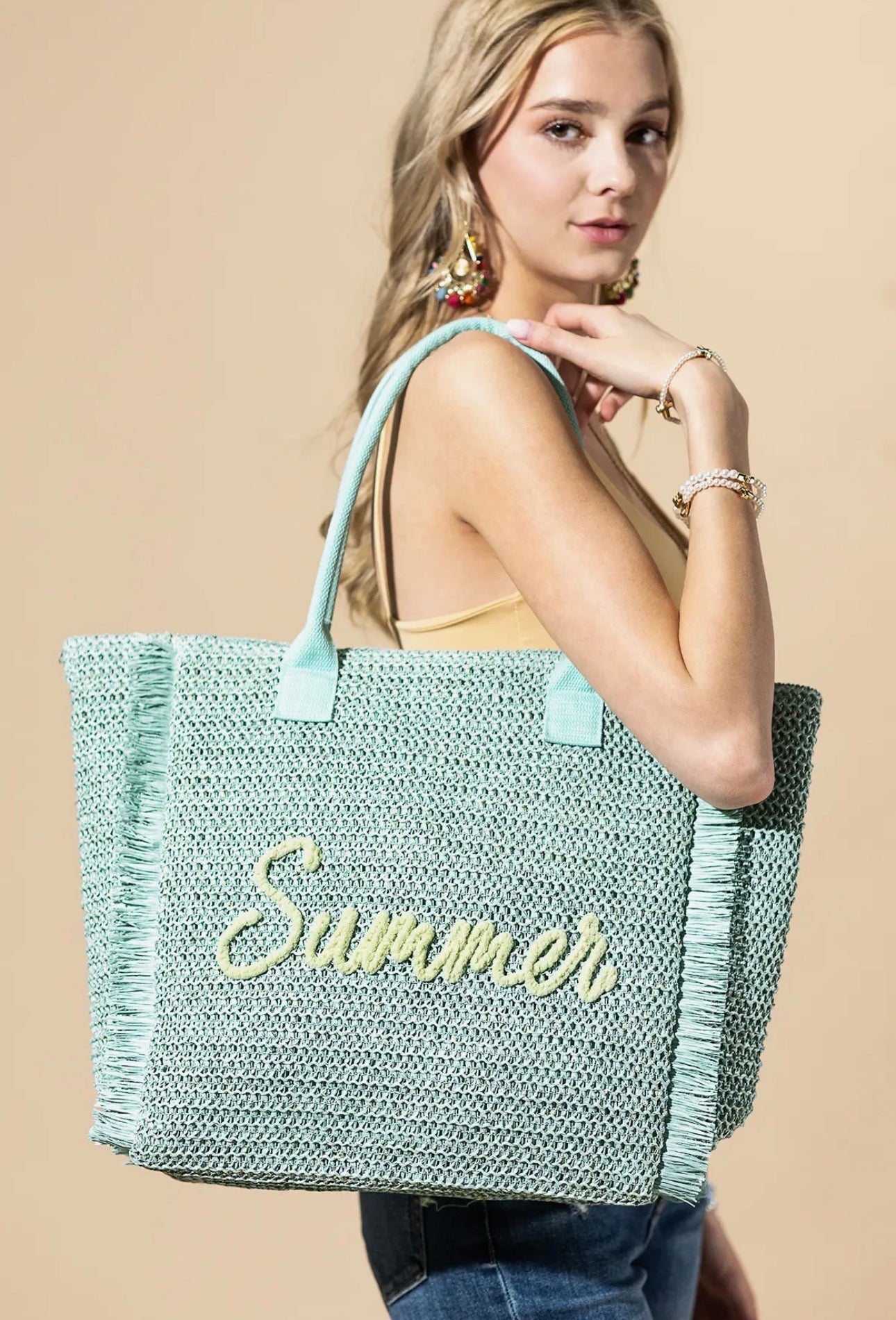 Summer Days Fringe Tote