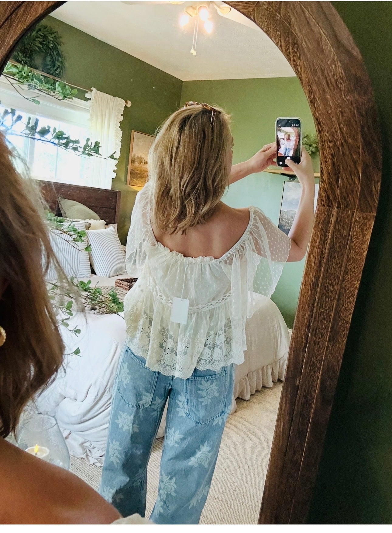 Ivory Whisper Lace Blouse