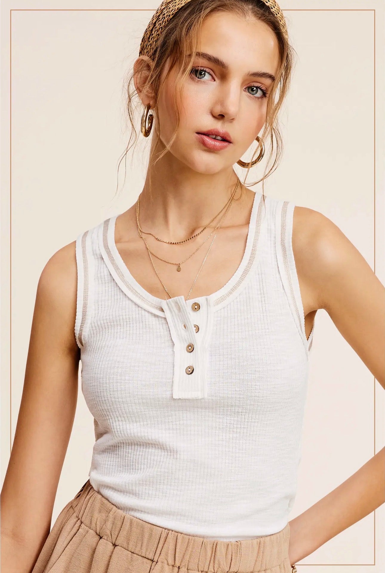 Everyday Essential Henley Tank