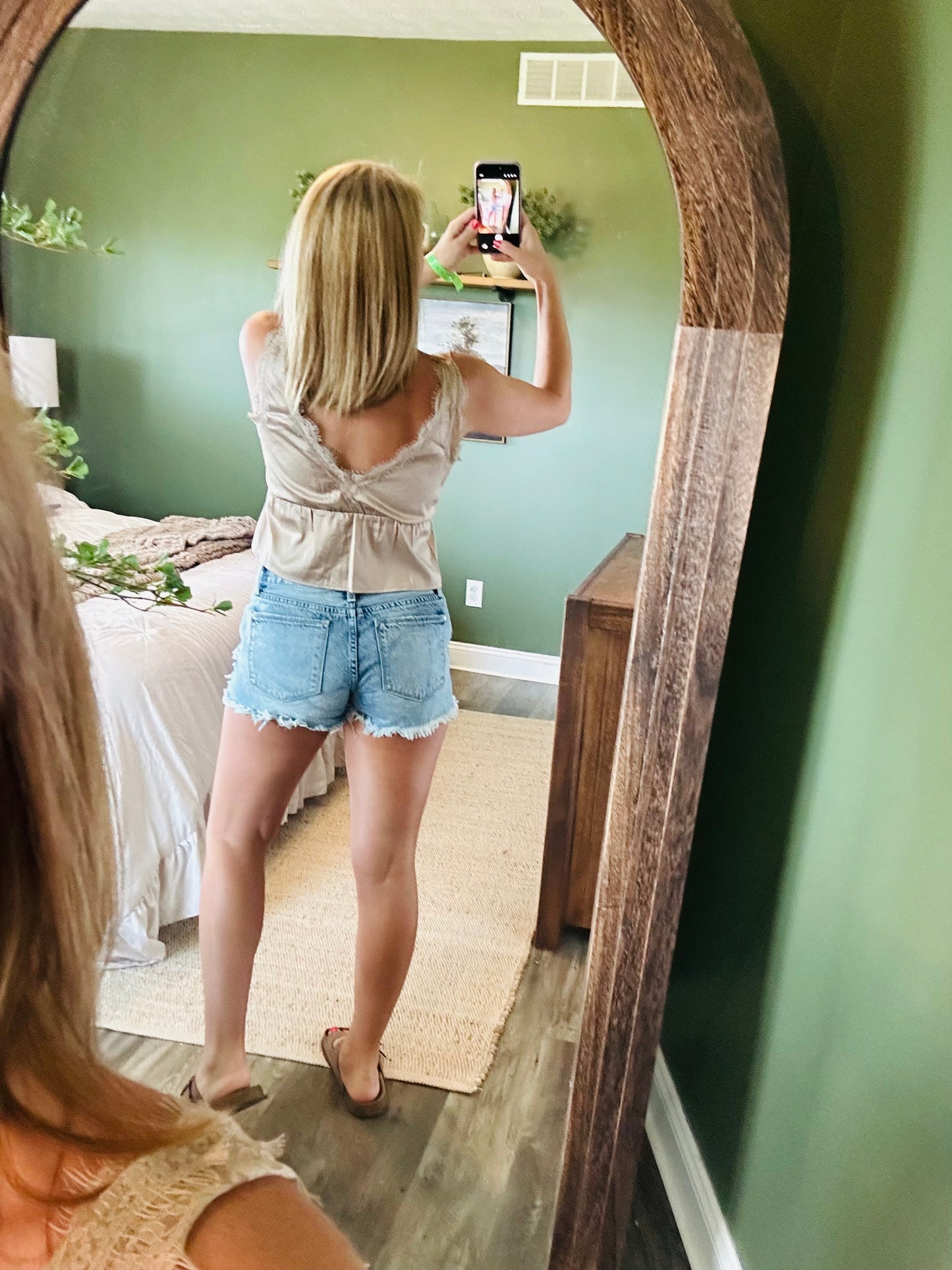 Champagne Kisses Lace Cami